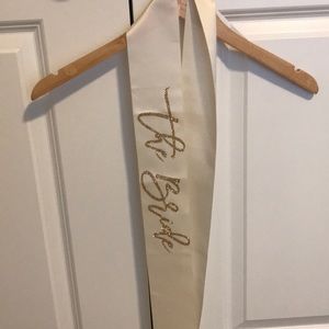 Bride Sash
